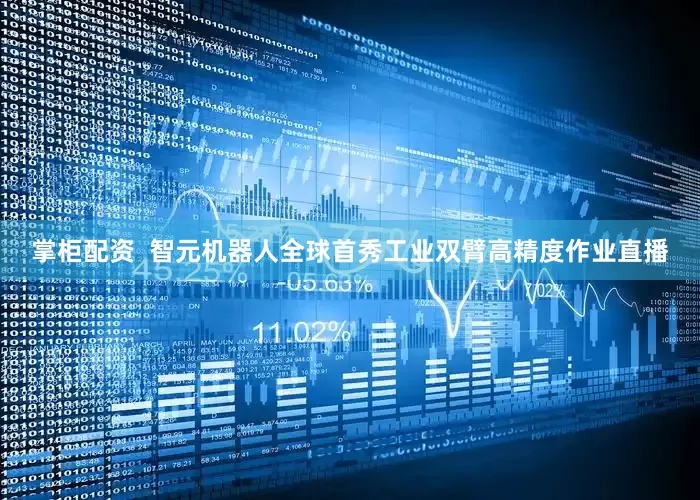 掌柜配资  智元机器人全球首秀工业双臂高精度作业直播