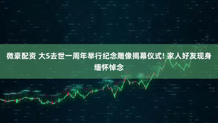 微豪配资 大S去世一周年举行纪念雕像揭幕仪式! 家人好友现身缅怀悼念